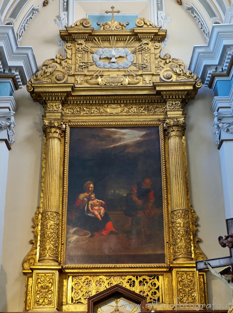 Pesaro (Pesaro e Urbino, Italy) - Retable of the high altar of the Church of St. Joseph